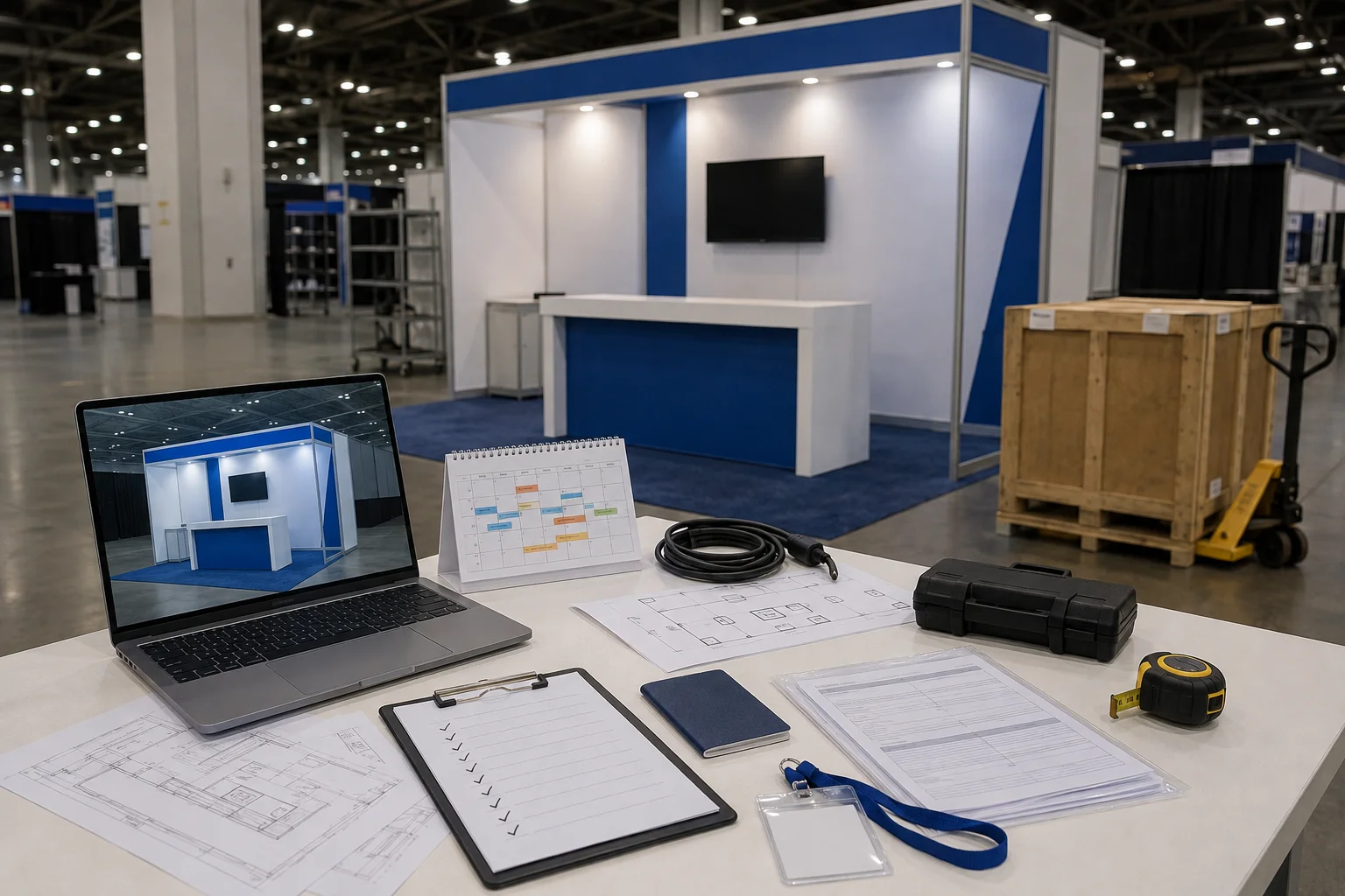 first trade show in Las Vegas preparation checklist